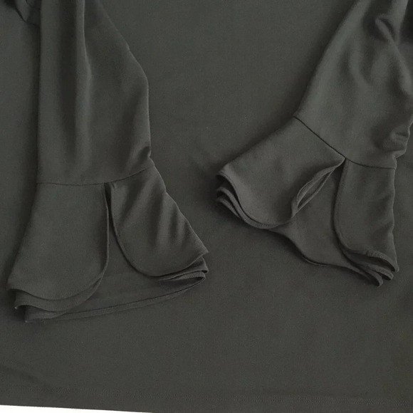 Calvin Klein  black sleeve blouse Sz M - Picture 5 of 10